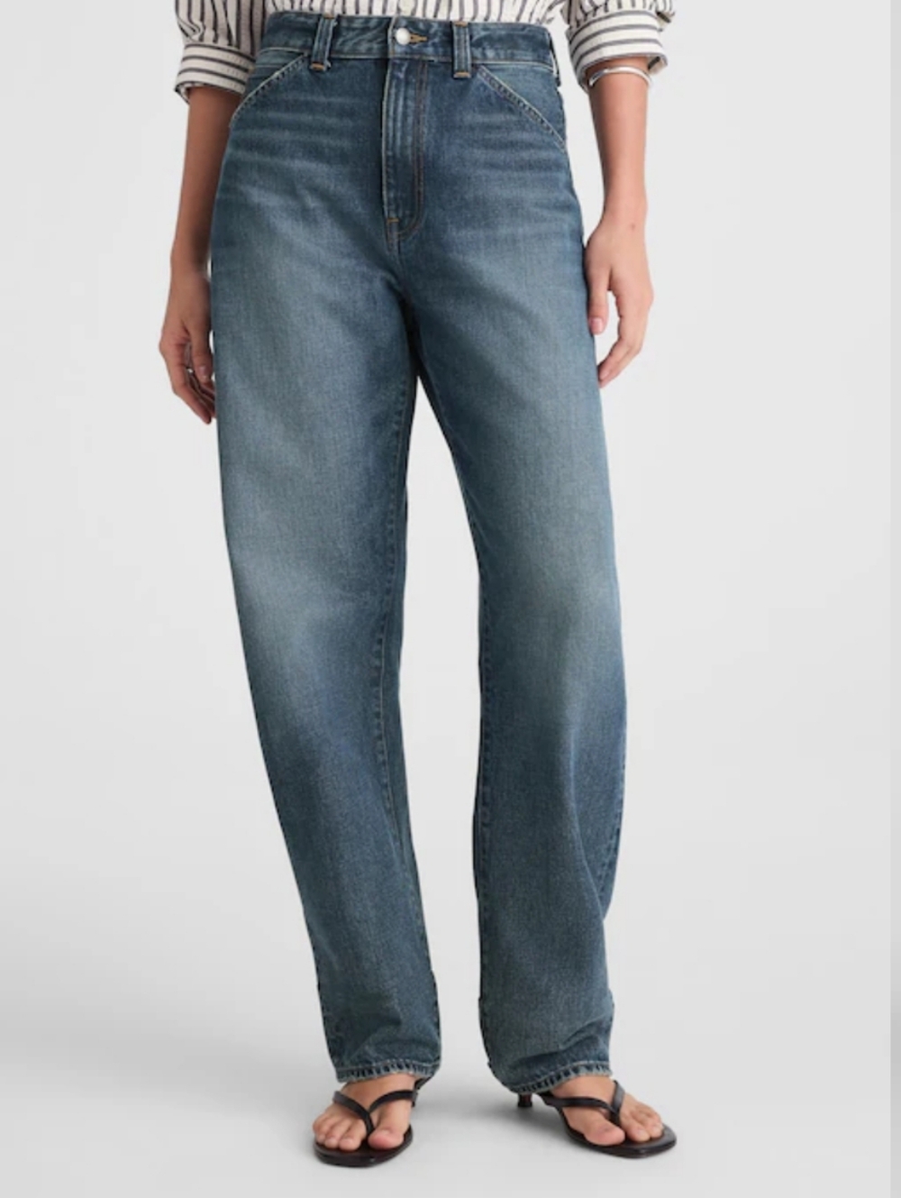 Madewell The Tall Balloon Jean NW582 Size 32 Tall - Picture 2 of 9
